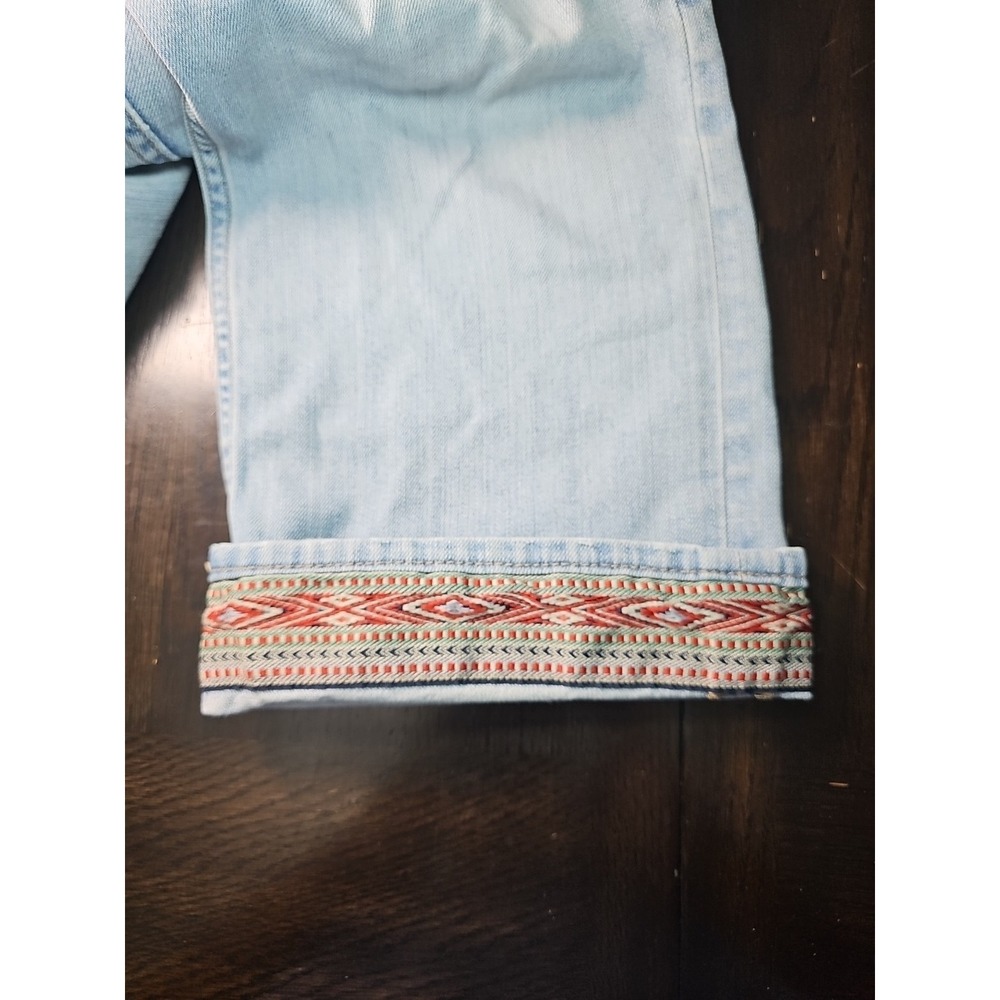 Lucky Brand Sweet'n Crop Women's 14/32 Blue Straight Leg Stretch Denim Crop - Picture 6 of 16